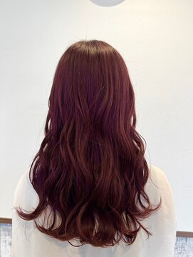 ゴデーレ(GODERE) ブリーチスカーレット暖色系 韓国ウェーブロング