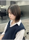 くびれ外ハネボブ/顔周り/千葉駅【白井愛海】
