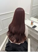 ブリーチなしダブルカラーで可愛く♪チョコレートピンク＊新井