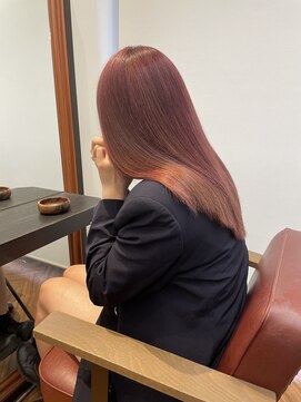 ウニレ バイ センス(unire by sense) 【1ブリーチ】ペールピンクが柔らかく可愛いデザインに！