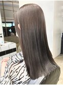 髪質改善トリートメント/透け感カラー/艶髪/シンプルストレート