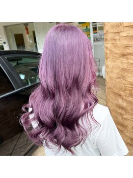 クラン ヘアーアンドスタジオ(CLAN hair & studio) パープルカラー
