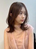 ユーフォリア 青山(Euphoria)&nbsp;ブリーチなし秋色カラーオリーブカラーミディアムレイヤー