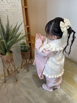 マルカ(MARUCA) 七五三/お子さまアレンジ/ツイン編み下ろし