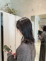 アイデンアンドティティ(IDEN AND TITY)&nbsp;雰囲気のある暗髪外ハネボブ/暗髪/外ハネボブ/