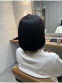 【オススメ】髪質改善縮毛矯正で自然な内巻きボブに☆