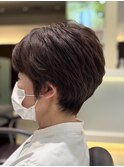 収まりショート×グレイブラウン