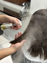 【縮毛矯正、髪質改善】仕上げは艶・ハリ・コシを高める集中補修ケア