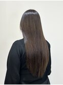 【江添茉友】パープルブラウン/透明感カラー/髪質改善
