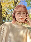 秋冬はこれで決まり！大人可愛いハイトーン＋くびれボブ♪西葛西