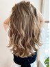 【ハイライト】カット+ダブルカラー+高補修トリートメント