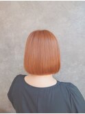 髪質改善ストレート×ボブ