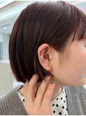 くびれヘア/アプリコットオレンジ/夏のヘアアレンジ/矢場町
