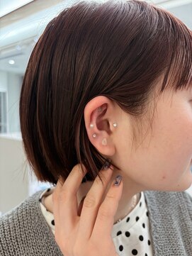 ローレンアオ(LOREN AO) くびれヘア/アプリコットオレンジ/夏のヘアアレンジ/矢場町