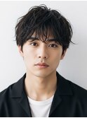 ツイストパーマスパイキーショートスパイラルパーママンバンヘア