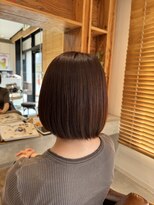 アドラーブル 駅南店(adorable) 20代30代暗髪ボブ◎髪質改善ストレートで艶めく美髪