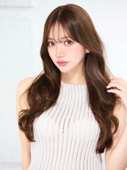 アバーブ ギンザ(Above Ginza)の写真/Above 銀座◆カット+カラーで大人可愛い髪色にチェンジ♪人気のミディアム/ロングで愛されスタイルに。