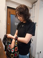 ベンジー オウン 代々木上原店(benji own)&nbsp;ニュアンスレイヤーパーマ　ミディアムヘア