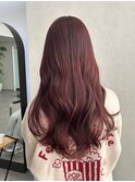 チェリーカラー×ロング　　qumu横浜