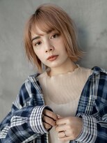 ギークス(GEEKS)&nbsp;【GEEKS渋谷】レイヤーボブ/くびれボブ/ブリーチカラー/20代30代