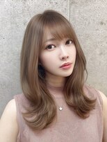 ユアーズヘア 神楽坂はなれ店(youres hair)&nbsp;くびれミディアムレイヤー/髪質改善/小顔ヘア/ツヤ髪スタイル