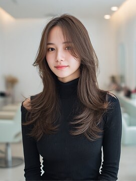 クレビア 名古屋(CreBiA) 艶髪/透明感/レイヤーカット/顔まわりカット/ロング