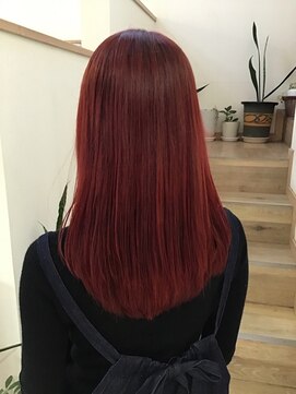 美容室 ネオ ルージュ(Neo Rouge) ロングストレートヘア