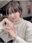 前髪ありショートカット*大人ショート*白髪染め*30代40代50代