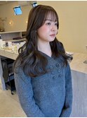 透明感グレージュ