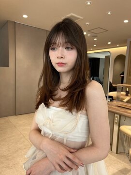 ジーナ 月島(Zina) 髪質改善*ミルクティーベージュレイヤーカット*美髪【Zina月島】