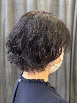 サンひまわり 高来店 【大人おしゃれパーマ】クセを活かしたパーマスタイル