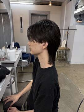 リラクオーレメンズ(LIRA CUORE men's) シャドウパーマ/メンズ縮毛矯正/毛流れセンターパート