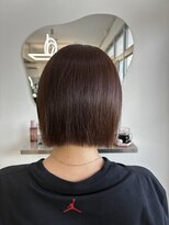 ソア バイ リコヘアーうるま(SOAR by lico hair Uruma)&nbsp;ダークパープル/ナチュラルショート/ミルクブラウン/夏/うるま