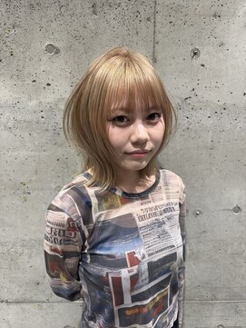 レックスヘアーインターナショナル(ReX HAIR INTERNATIONAL) 【ナカノリンタロウ】ベージュブロンド/レイヤーカット/心斎橋