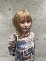 レックスヘアーインターナショナル(ReX HAIR INTERNATIONAL) 【ナカノリンタロウ】ベージュブロンド/レイヤーカット/心斎橋