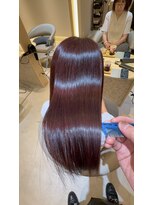 リリー 鷺沼店(RILLY) 〈キシタクヘアー〉髪質改善カラーピンクブラウン・カシスピンク