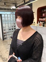 ノル 栄矢場町(nol)&nbsp;レイヤーボブ×ワインレッド