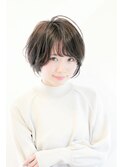 ナチュラルショートボブ