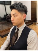 【IRIE HAIR赤坂】ソフトツーブロック×アップバング