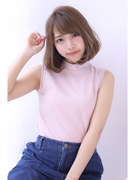 オーロ 宝塚店(ORO) イメチェン前髪ひし形シルエットくびれエアリーミディ