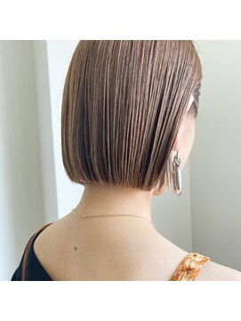 レーヴバイロンド 仙台(Reve by Lond) 髪質改善 似合わせカット フルバング  切りっぱなしボブ  美髪