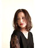【MARBLE】大人かわいい外ハネミディボブ