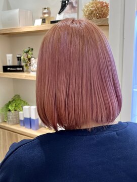 リミックス 南国店(remix) ボブ＆ハイトーンピンク