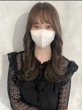 オリンテ バイ レシッド 表参道(orente by rcid) orente 表参道斜めバング×ショコラシルキーべージュ