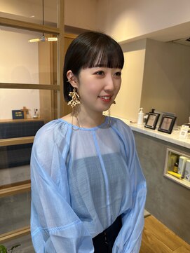 スムーク(smuk) 【smuk/スムーク】ぷつっとボブ/ミニボブ/フルバング/前髪