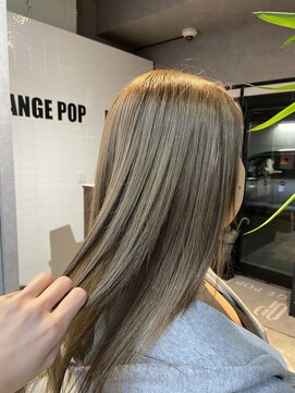 オレンジポップ 行徳店(ORANGE POP) ダブルカラー/寒色ベージュ/ベージュカラー/髪質改善