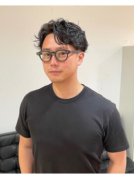 ディーエックス ウエスト(Dxxxx WEST) メンズパーマ ビジネススタイル