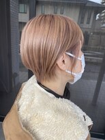 チャコア(chacoa)&nbsp;ショート×ピンクベージュ