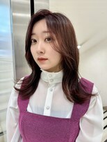 メイカ(MEIKA)&nbsp;”くびれヘア×レッドブラウン” なかもと はな