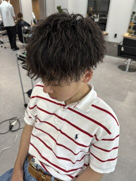 レブ 三条河原町(Reb,) ツイストスパイラルパーマメンズマッシュツイストパーマ